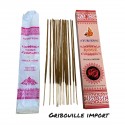 Encens en bâtons ayurvédique à la rose.