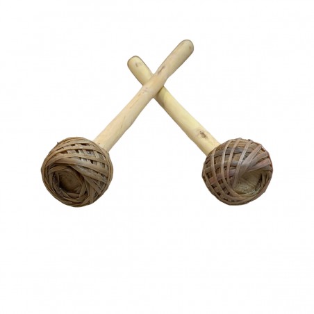 Baguettes pro de balafon en hévéa.
