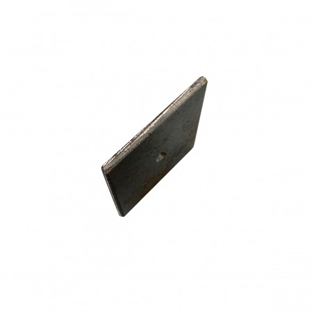 Platine en acier pour socler les objets.