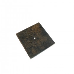 Base in acciaio platino per statuetta.