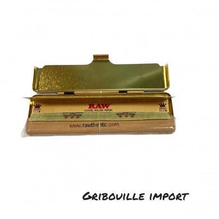 Boite en métal Raw pour ranger les feuilles slim.