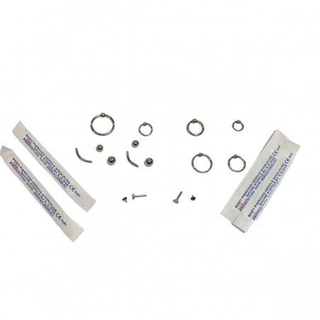 Anneaux de piercings et aiguilles en 1.2mm et 1.6mm.