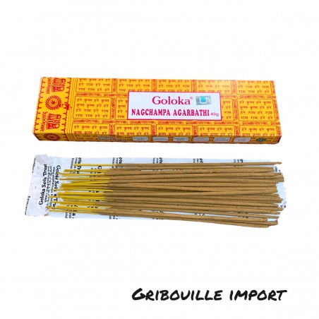 Goloka Agarbathi Nag Champa Natural Spiritual Yoga Incense