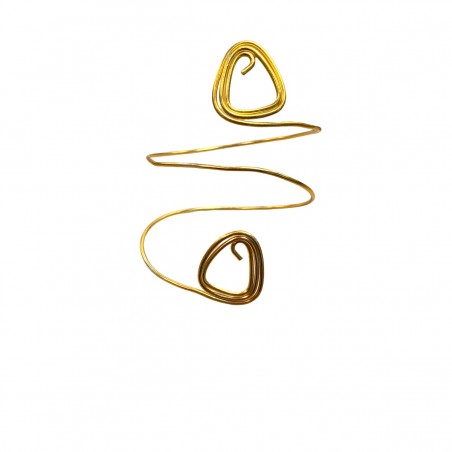 „Goldenes“ Metallarmband mit Armumfang