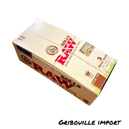 Schachtel mit 12 Roll's RAW 3 Metern