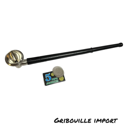 Long Metal and Wood Pipe