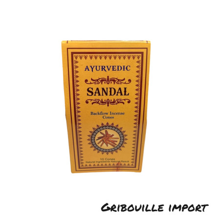 Ayurvedische Räucherkegel aus Sandelholz