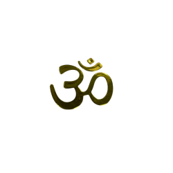 Om Aum Pegatina Budista