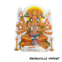 Autocollant de la divinité indienne Hanuman en double face