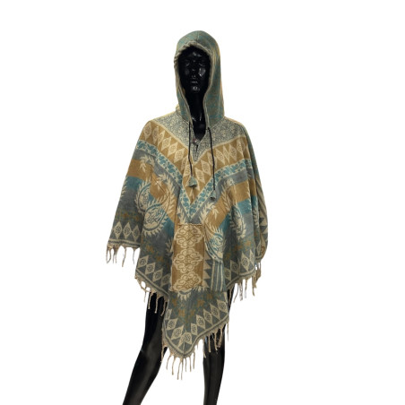 Warmer Poncho Lang Himalaya