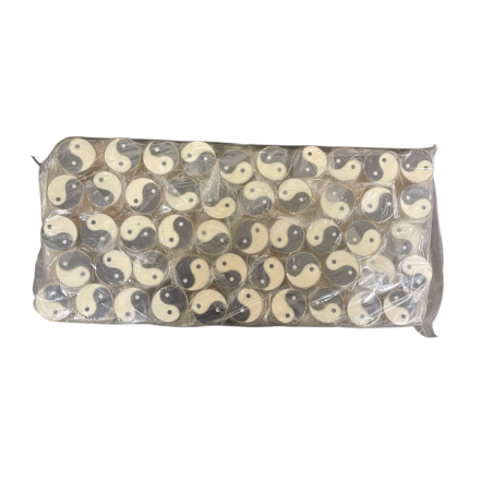 50 goldene Yin Yang Metallboxen