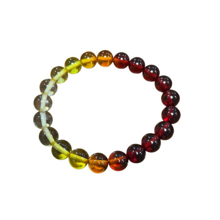 Pulsera de ámbar báltico con cuentas.