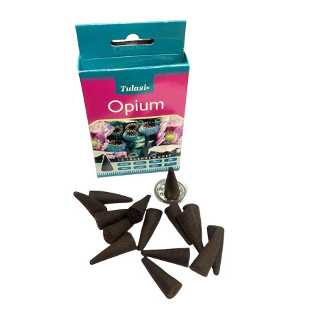 Incienso 15 Conos Opium Tulasi