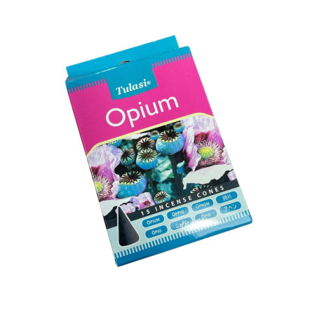 Incense 15 Opium Cones Tulasi