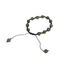 Bracelet en veritable pierre de labradorite.