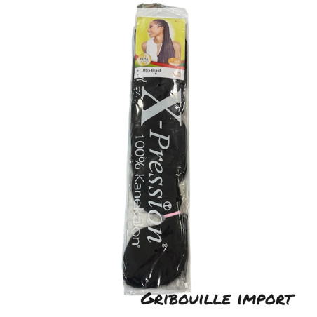 Xpression Ultra Braid 1B Black Braids