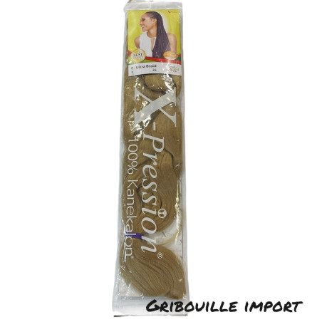 Mèches ultra braid xpression numéro 24 tresses