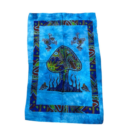 Tenture Champignon Psylo Hallucinogène Batik