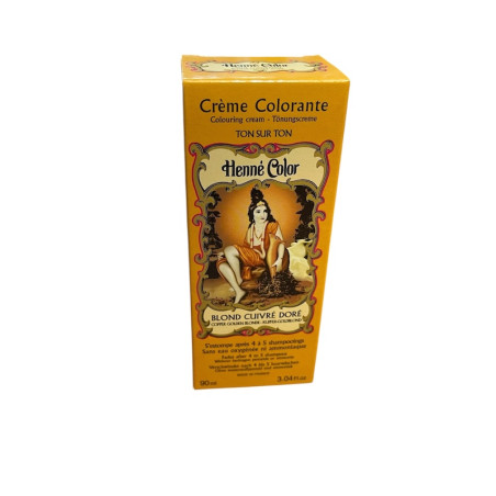 Coppery Golden Blonde Henna Cream 90ml