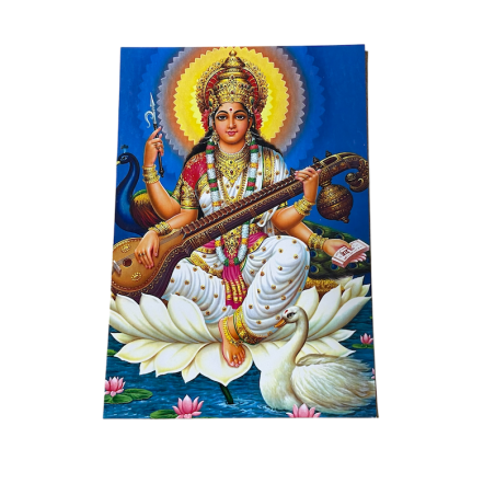Cartolina postale di Saraswati