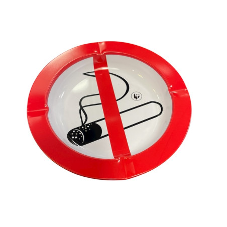 Posacenere "No Smoking" in metallo