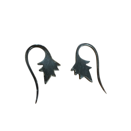 Paire Piercing en Os et Strass Métal