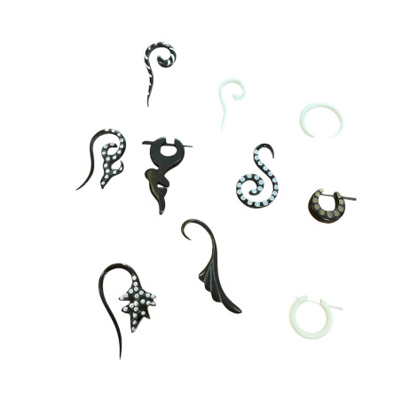10 Piercing Boucles d'Oreilles Tribal