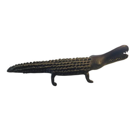 Bronze Crocodile Africa Metal.