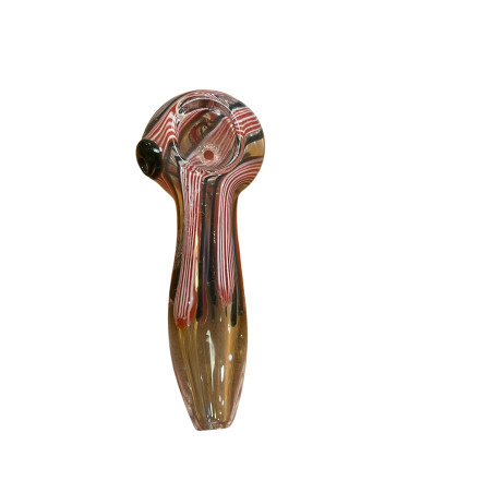 Pipa in vetro soffiato a mano "Candy Twist"