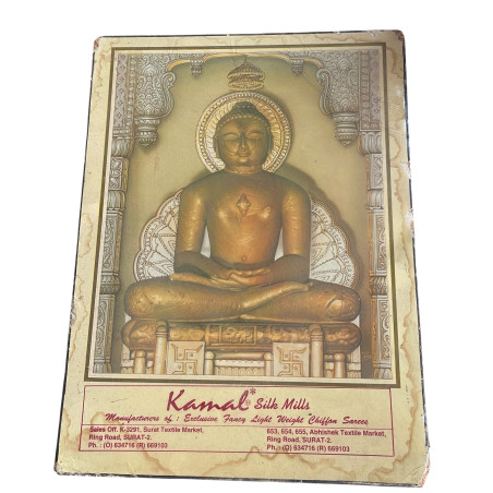 Marco de fotos budista, póster de Buda, jainismo, India