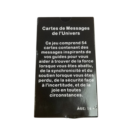 Boite cartes messages de l'univers