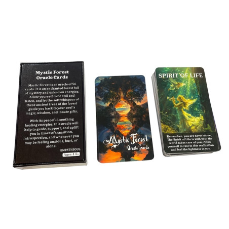 "Mystic Forest Oracle" Kartenspiel auf Englisch