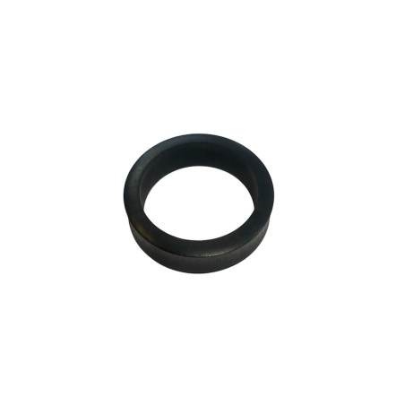 Schwarzer Ohrtunnel aus Holz, 50 mm