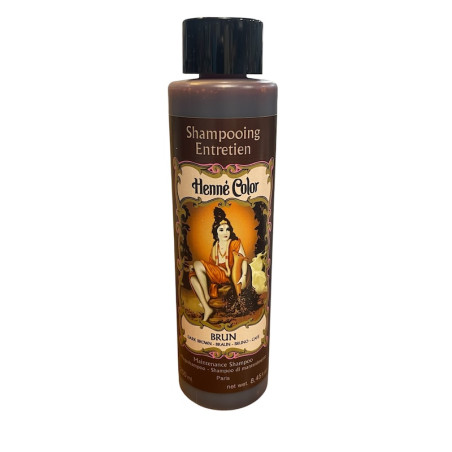 Shampoo NJD per il mantenimento del colore all'henné "Castano" 250 ml
