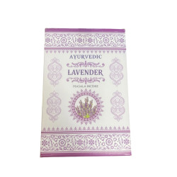 Ayurvedische indische Lavendel-Räucherstäbchenbox