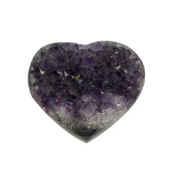 Herzförmiger Amethyststein