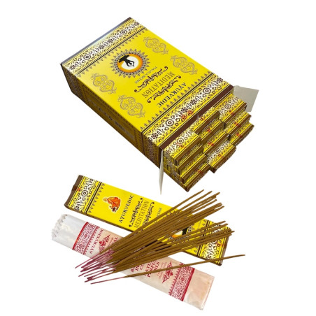 Box of 12 Packs of Indian Masala Ayurvedic Meditation Incense