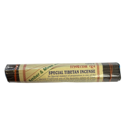 Traditional Tibetan Incense Amber Musk - Chandra Devi 55g