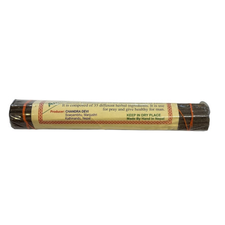 Encens Tibétain Traditionnel Ambre Musc - Chandra Devi 55 g