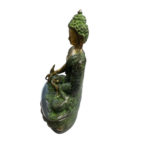 Bronzestatue des Medizinbuddhas