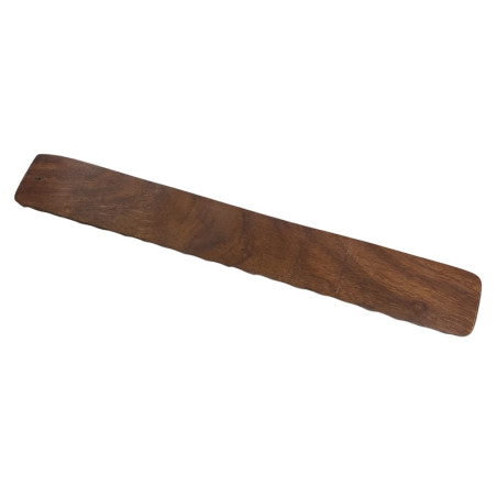 Retro di un porta incenso in legno intagliato a mano (25 cm)