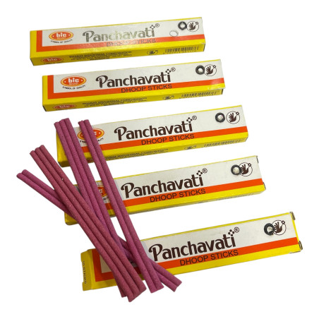 Boites d'encens Panchavati indien sans bâton central.