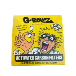 G-Rollz Super Slim 6mm Aktivkohlefilter