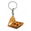 Schlüsselanhänger Ente Tier Holz Kollektion Hand gemacht