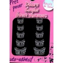 Décors Manucure Ongles Stickers French Pose Nail Art Onglerie