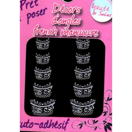 Décors Manucure Ongles Stickers French Pose Nail Art Onglerie