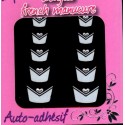 Dekore Maniküre Nagel Stickers French Pose Nail Art Onglerie