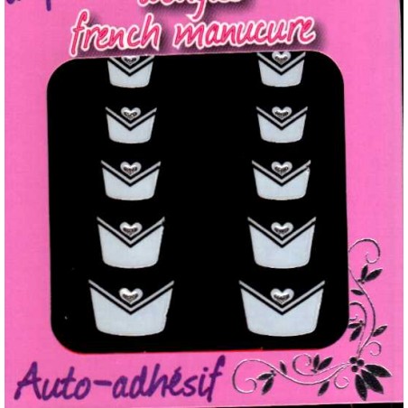 Decors Manucure Nails Pegatinas Francés Pose Nail Art Nail