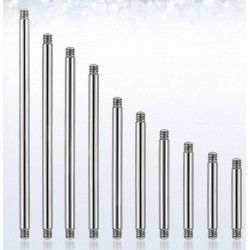 Piercing Bar Surgical Steel Skin Percer 1.6 Lingua