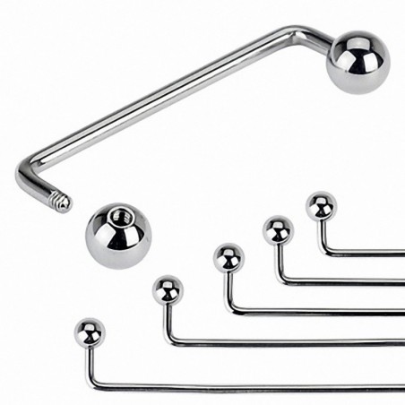 Piercing Industriel Barre Acier 1.6 mm Peau Bijoux Agraphe